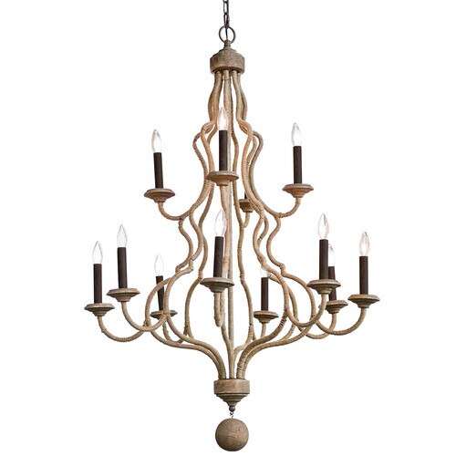 Jute Chandelier